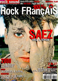 Couverture du magazine Rock Sound de juillet 2000